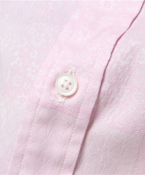 MEN'S BIGI(メンズビギ)の「ストレッチ パッチワークシャツ/カジュアルシャツ(シャツ/ブラウス・メンズ・ホワイト/ネイビー/ピンク・S/M/L)」の10枚目の写真