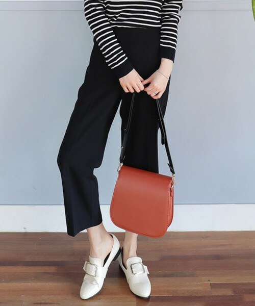 DHOLIC（ディーホリック）の「バックゴムワイドクロップドスラックスパンツ（スラックス・レディース・M/L）」の2枚目の写真