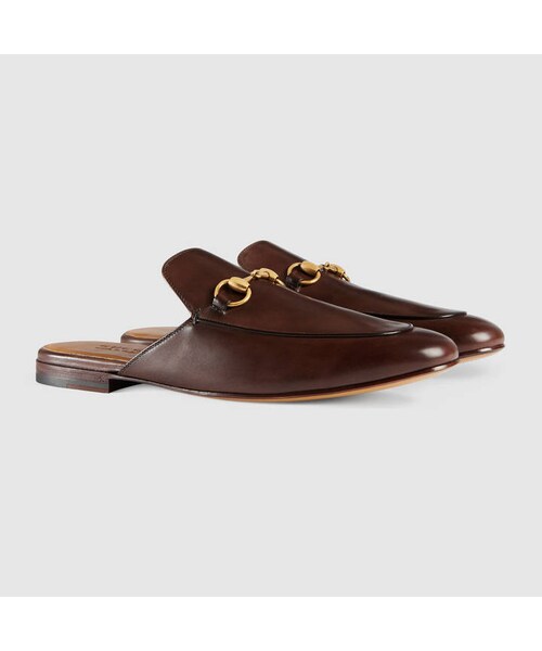 GUCCI（グッチ）の「Leather Horsebit slipper（その他シューズ・メンズ・GucciGhost print leather__426219DSS00417/GucciGhost print leather__426219DW400896/black leather__426219BLM001000/brown leather__426219BLM002024・5 = 5.5 US/5.5 = 6 US/6 = 6.5 US/6.5 = 7 US/7 = 7.5 US/7.5 = 8 US/8 = 8.5 US/8.5 = 9 US/9 = 9.5 US/9.5 = 10 US/10 = 10.5 US/10.5 = 11 US/11 = 11.5 US/12 = 12.5 US/13 = 13.5 US/13.5 = 14 US/14 = 14.5 US）」の18枚目の写真