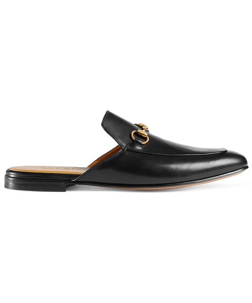 GUCCI（グッチ）の「Leather Horsebit slipper（その他シューズ・メンズ・GucciGhost print leather__426219DSS00417/GucciGhost print leather__426219DW400896/black leather__426219BLM001000/brown leather__426219BLM002024・5 = 5.5 US/5.5 = 6 US/6 = 6.5 US/6.5 = 7 US/7 = 7.5 US/7.5 = 8 US/8 = 8.5 US/8.5 = 9 US/9 = 9.5 US/9.5 = 10 US/10 = 10.5 US/10.5 = 11 US/11 = 11.5 US/12 = 12.5 US/13 = 13.5 US/13.5 = 14 US/14 = 14.5 US）」の2枚目の写真