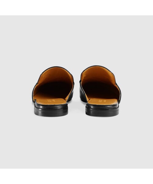 GUCCI（グッチ）の「Leather Horsebit slipper（その他シューズ・メンズ・GucciGhost print leather__426219DSS00417/GucciGhost print leather__426219DW400896/black leather__426219BLM001000/brown leather__426219BLM002024・5 = 5.5 US/5.5 = 6 US/6 = 6.5 US/6.5 = 7 US/7 = 7.5 US/7.5 = 8 US/8 = 8.5 US/8.5 = 9 US/9 = 9.5 US/9.5 = 10 US/10 = 10.5 US/10.5 = 11 US/11 = 11.5 US/12 = 12.5 US/13 = 13.5 US/13.5 = 14 US/14 = 14.5 US）」の9枚目の写真