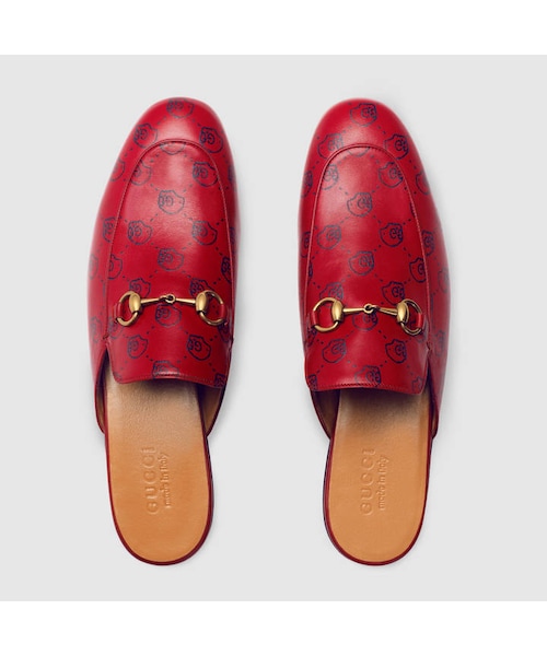 GUCCI（グッチ）の「Leather Horsebit slipper（その他シューズ・メンズ・GucciGhost print leather__426219DSS00417/GucciGhost print leather__426219DW400896/black leather__426219BLM001000/brown leather__426219BLM002024・5 = 5.5 US/5.5 = 6 US/6 = 6.5 US/6.5 = 7 US/7 = 7.5 US/7.5 = 8 US/8 = 8.5 US/8.5 = 9 US/9 = 9.5 US/9.5 = 10 US/10 = 10.5 US/10.5 = 11 US/11 = 11.5 US/12 = 12.5 US/13 = 13.5 US/13.5 = 14 US/14 = 14.5 US）」の10枚目の写真