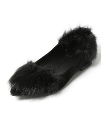 GRL | ファーフラットパンプス(パンプス)