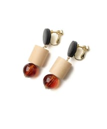 Andemiu | ウッドパーツイヤリング(アクセサリー)