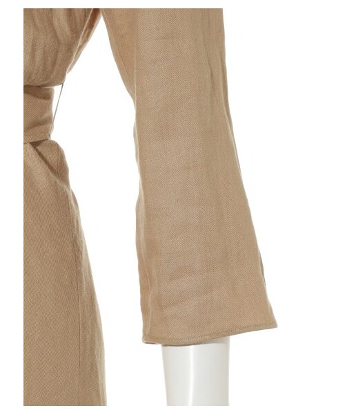 Mila Owen（ミラオーウェン）の「リネンカシュクールワンピース  