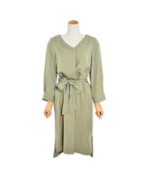 flower | waist tied onepiece ～ｳｴｽﾄﾀｲﾜﾝﾋﾟｰｽ(ワンピース)