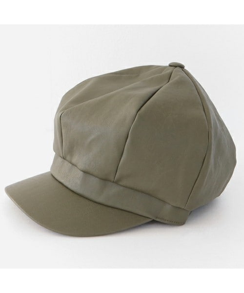 DHOLIC（ディーホリック）の「4COLORSレザーライクキャスケット（キャスケット・レディース・FREE）」の3枚目の写真