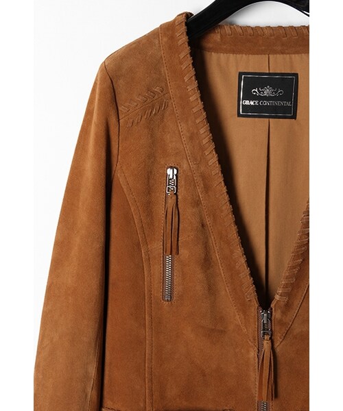 GRACE CONTINENTAL（グレースコンチネンタル）の「スウェードステッチ