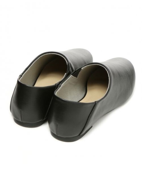 niko and...（ニコアンド）の「オリジナルソフトスリッポン（シューズ・ブラック/アイボリー）」の5枚目の写真