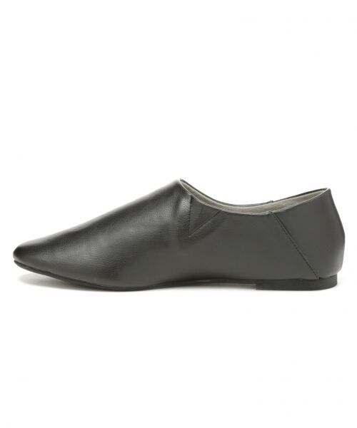 niko and...（ニコアンド）の「オリジナルソフトスリッポン（シューズ・ブラック/アイボリー）」の3枚目の写真