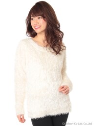 ROYAL PARTY | ロイヤルパーティー 2WAYシャギーニットトップス(ニット/セーター)