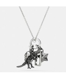美品 正規品 COACHレキシー スカル チャーム セット ネックレス COACH（コーチ）の「レキシー スカル チャーム セット ネックレス