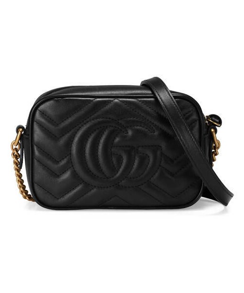GUCCI（グッチ）の「〔GGマーモント〕 キルティング ミニバッグ