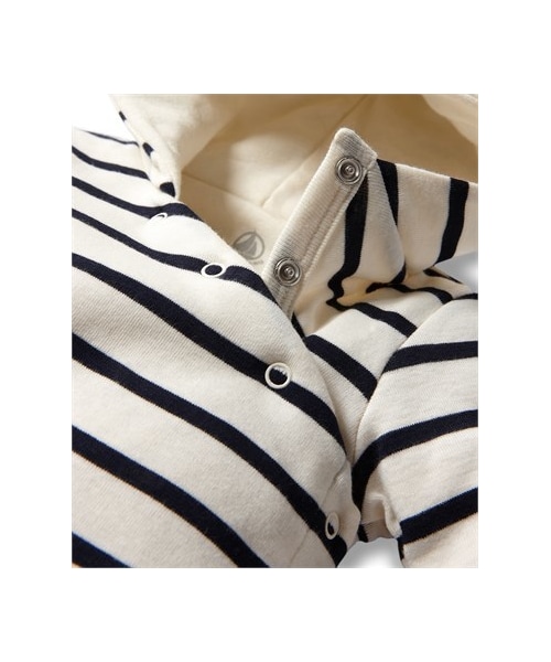 PETIT BATEAU プチバトーマリニエールカバーオール74 12ヶ月