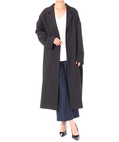 AZUL by moussy（アズールバイマウジー）の「AZUL by moussy ロングチェスターコート（ジャケット/アウター・レディース・CAM/KHA・S/M）」の13枚目の写真