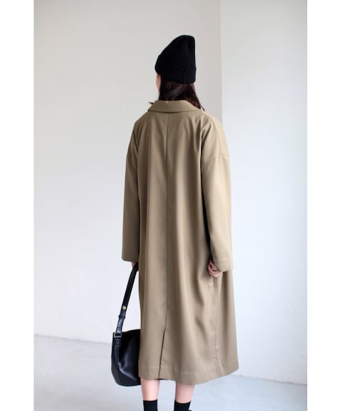 AZUL by moussy（アズールバイマウジー）の「AZUL by moussy ロングチェスターコート（ジャケット/アウター・レディース・CAM/KHA・S/M）」の9枚目の写真