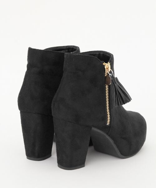 Heather（ヘザー）の「サイドZIPチャームブーツ（ブーツ・レディース・ブラウン 55・M(~23.5)）」の3枚目の写真