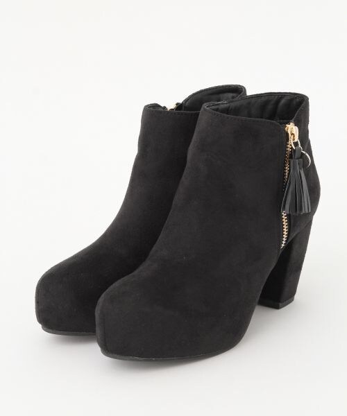 Heather（ヘザー）の「サイドZIPチャームブーツ（ブーツ・レディース・ブラウン 55・M(~23.5)）」の5枚目の写真