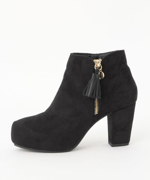 Heather（ヘザー）の「サイドZIPチャームブーツ（ブーツ・レディース・ブラウン 55・M(~23.5)）」の6枚目の写真