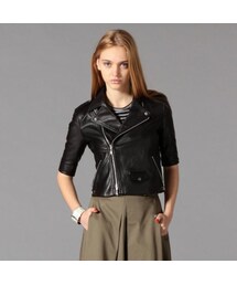 GUILD PRIME | ギルドプライム 【GUILD PRIME】WOMENS レザーダブルライダース(ジャケット/アウター)