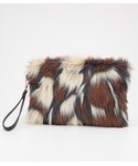 Moussy | MOUSSY MIX COLOR FUR クラッチ(手袋)