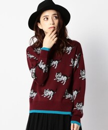 ROSE BUD（ローズバッド）の「ローズバッド (ROSE BUD)猫柄