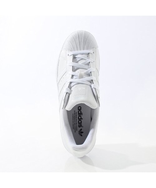 adidas（アディダス）の「オリジナルス スーパースター [Superstar WMNS]（スニーカー・レディース・ランニングホワイト/コアブラック/ランニングホワイト/ランニングホワイト/ランニングホワイト/ランニングホワ・22.0cm/22.5cm/23.0cm/23.5cm/24.0cm/24.5cm/25.0cm/25.5cm）」の8枚目の写真
