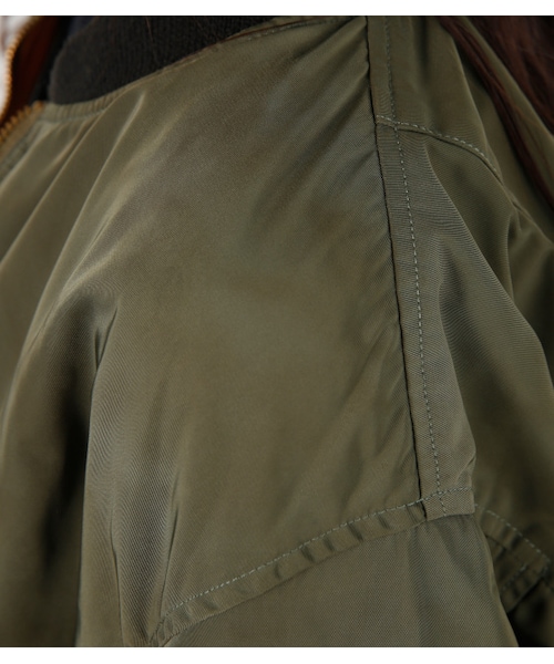 MOUSSY(マウジー)の「Moussy Vintage Ma-1(ジャケット/アウター・レディース・BLK・F)」の11枚目の写真