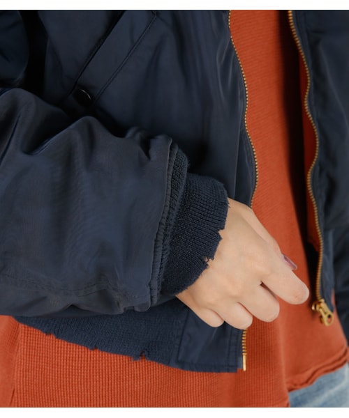 MOUSSY(マウジー)の「Moussy Vintage Ma-1(ジャケット/アウター・レディース・BLK・F)」の14枚目の写真