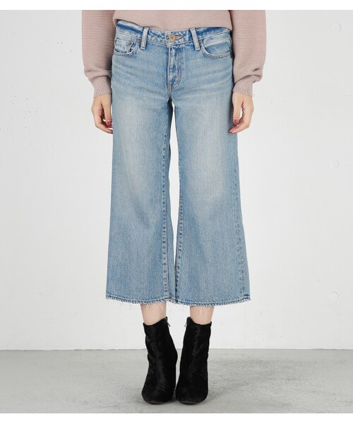 MOUSSY（マウジー）の「MOUSSY CROPPED FLARE パンツ（デニムパンツ・レディース・BLU・24inch/25inch/26inch/27inch）」の8枚目の写真