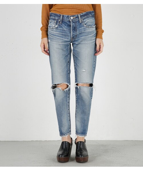 MOUSSY（マウジー）の「MOUSSY MV Ashton Tapered（デニムパンツ  
