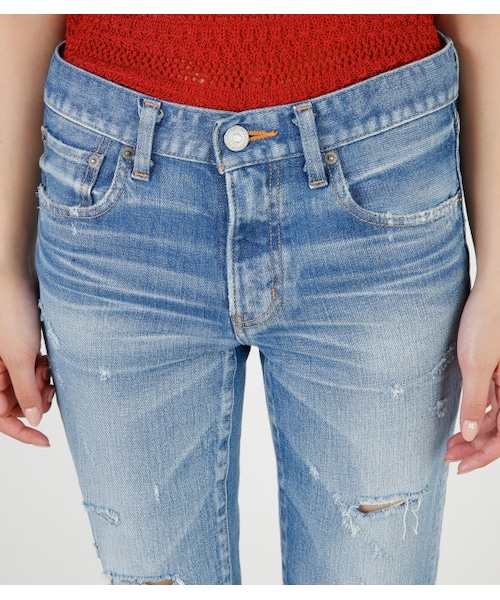 moussy マウジー iSKOCOMFORTスキニー 27インチ MOUSSY（マウジー）の「MOUSSY iSKO COMFORT スキニー（デニム