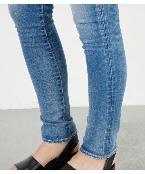 MOUSSY（マウジー）の「MOUSSY オリジナル スキニー（デニムパンツ・レディース・BLU/D/BLU・25inch/24inch）」の12枚目の写真