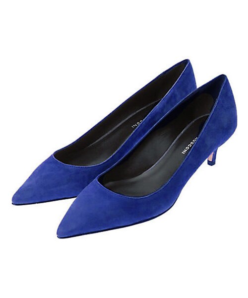 FABIO RUSCONI（ファビオルスコーニ）の「FABIO RUSCONI スエード5cmヒールパンプス（パンプス・レディース・ブラウン/ネイビー・36(22.5-23.0cm)/36.5(23.0-23.5cm)/35.5(22.0-22.5cm)/37(23.5-24.0cm)）」の4枚目の写真