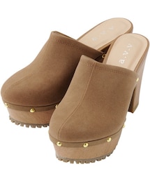 a.v.v | [a.v.v]フェイクスエードサボサンダル(サンダル)