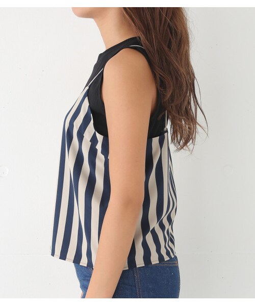 SLY（スライ）の「SLY Wストラップキャミ（キャミソール・レディース・BEG/BLK/M/ORG・F）」の18枚目の写真