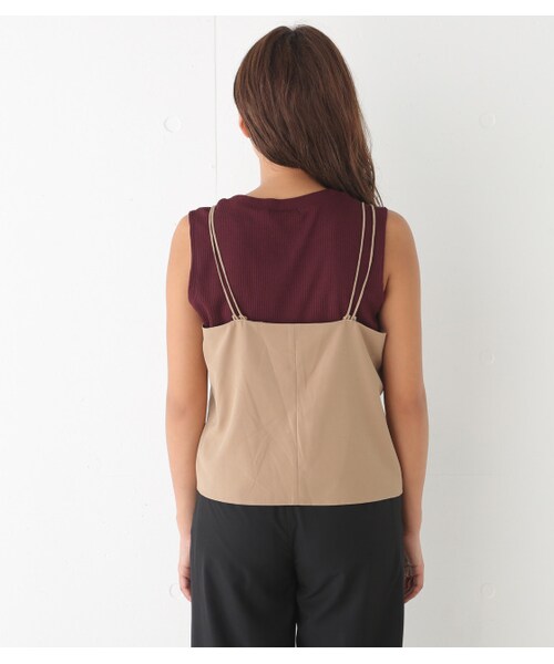 SLY（スライ）の「SLY Wストラップキャミ（キャミソール・レディース・BEG/BLK/M/ORG・F）」の20枚目の写真