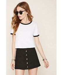 FOREVER 21 | フロントボタンデニムミニスカート(スカート)