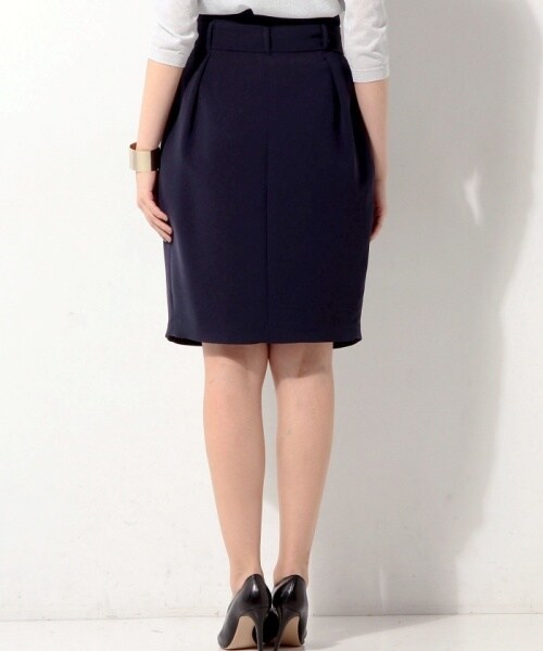 UNITED ARROWS(ユナイテッドアローズ)の「UNITED ARROWS UBCE ハイウエスト リボン タイトスカート(スカート・レディース・ライトグレー・38)」の8枚目の写真