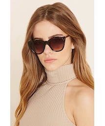 FOREVER 21 | メタルトリムキャットアイサングラス(サングラス)