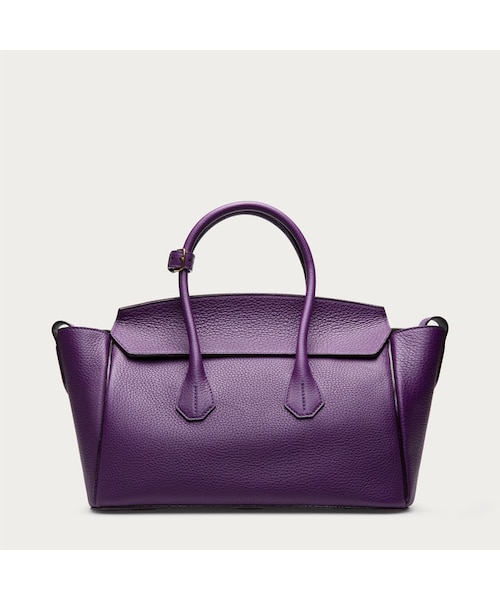 BALLY（バリー）の「ウィメンズ パープル レザー トートバッグ