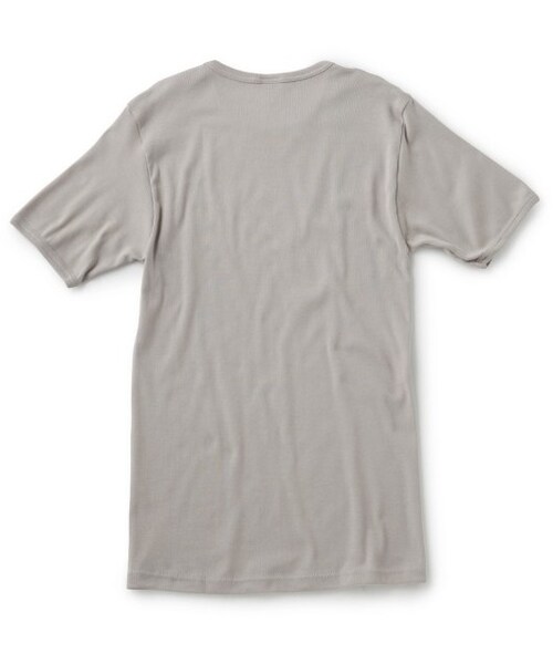 no brand（ノーブランド）の「ル ジュン メン 【MOULIN NEUF】クルーネックTシャツ（Tシャツ/カットソー・メンズ・ライトグレー(08)/ホワイト(10)/キナリ(16)・M/L）」の4枚目の写真