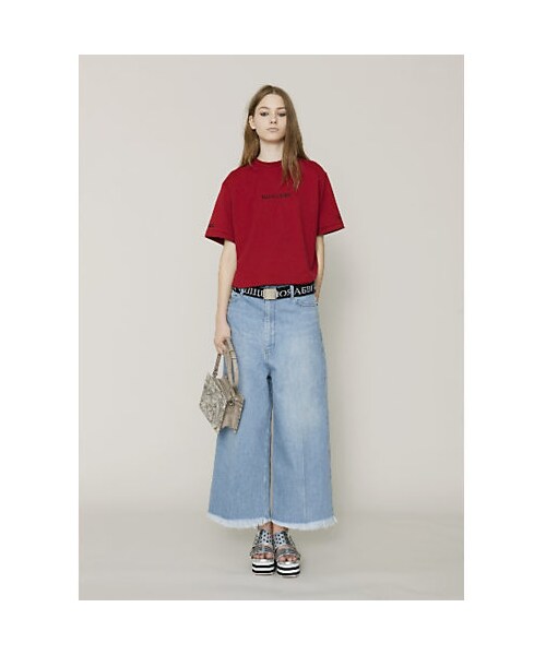 G.V.G.V. RAW EDGE WIDE LEG JEANS ワイドデニム