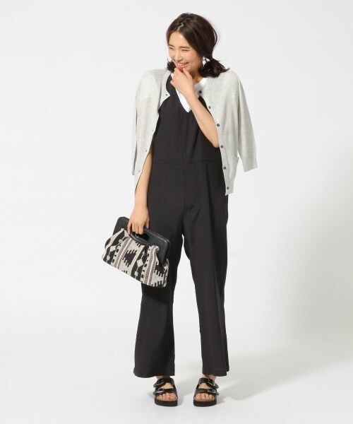 GLOBAL WORK（グローバルワーク）の「【WEB限定価格】12ゲージコットンリネンクルーカーディガン/7分袖（カーディガン/ボレロ・レディース・ボルドー38/オレンジ45/ブラウン55/イエロー65/カーキ78/ブルー85/ネイビー87・S/M/L）」の10枚目の写真