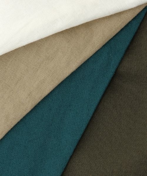 studio CLIP（スタディオクリップ）の「コットンリネン“BONTAM(ボンタン)”パンツ（その他パンツ・レディース・ベージュ55/グリーン70/オリーブ75/ダークブルー89・S/M/L）」の7枚目の写真