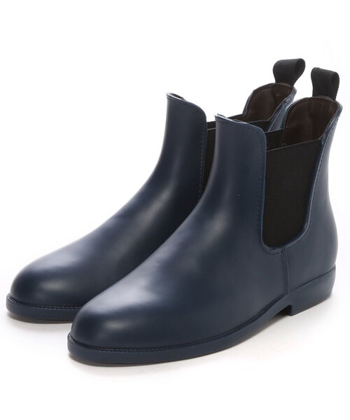 ORiental TRaffic（オリエンタルトラフィック）の「オリエンタルトラフィック ORiental TRaffic サイドゴアレインブーツ（ブーツ・レディース・ブラック/ブルー・23/23.5/24/24.5/25）」の2枚目の写真