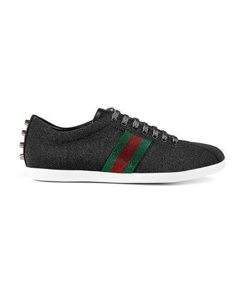 GUCCI（グッチ）の「グリッターウェブ スニーカー（スニーカー）」 - WEAR