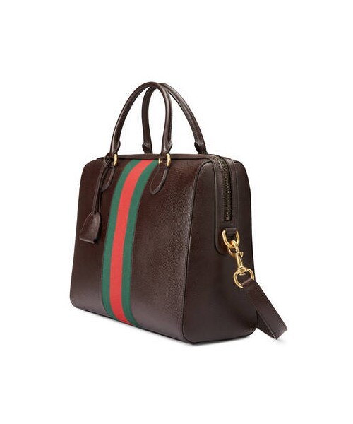 GUCCI（グッチ）の「〔ウェビー〕 レザー ブリーフケース（ビジネス