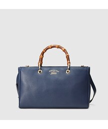 超美品　グッチ バンブーショッパーミディアムトートバッグ GUCCI（グッチ）の「〔バンブー ショッパー〕オンライン限定