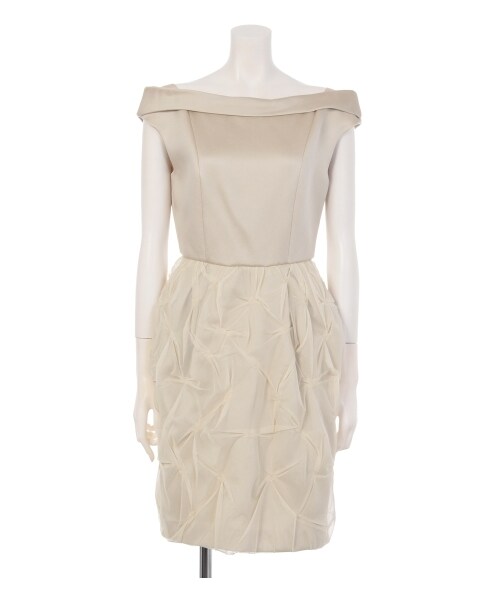 Lagunamoon ラグナムーン の ラグナムーン Ladyオフショルダーコンビワンピース ワンピース Wear